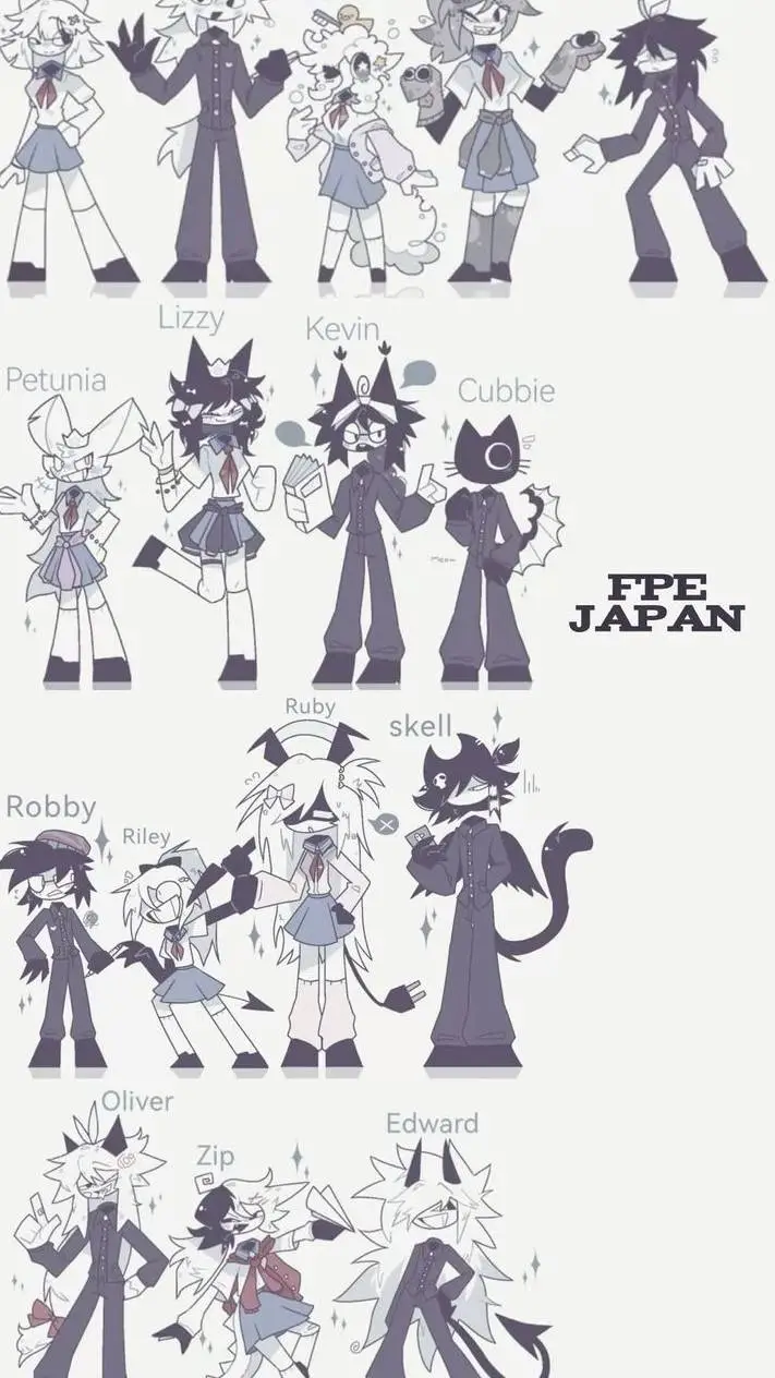 ai character: FPE JAPAN AU background