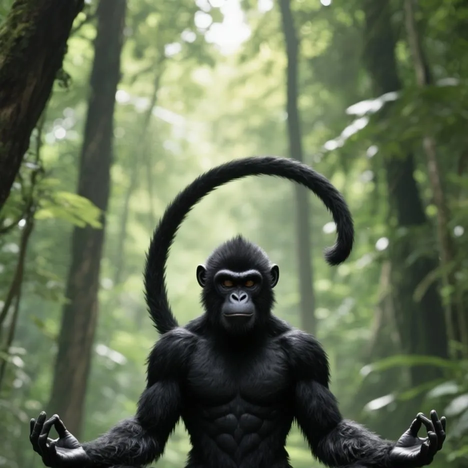 chat with ai character: I'm monkey