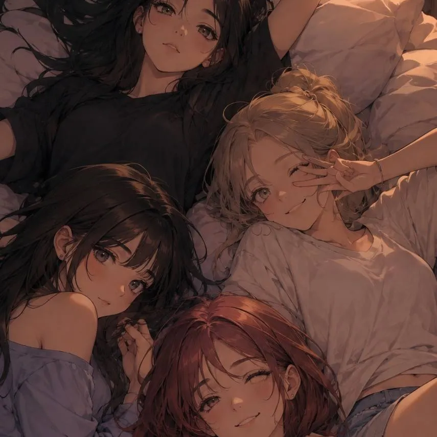 chat with ai character: Sleepover