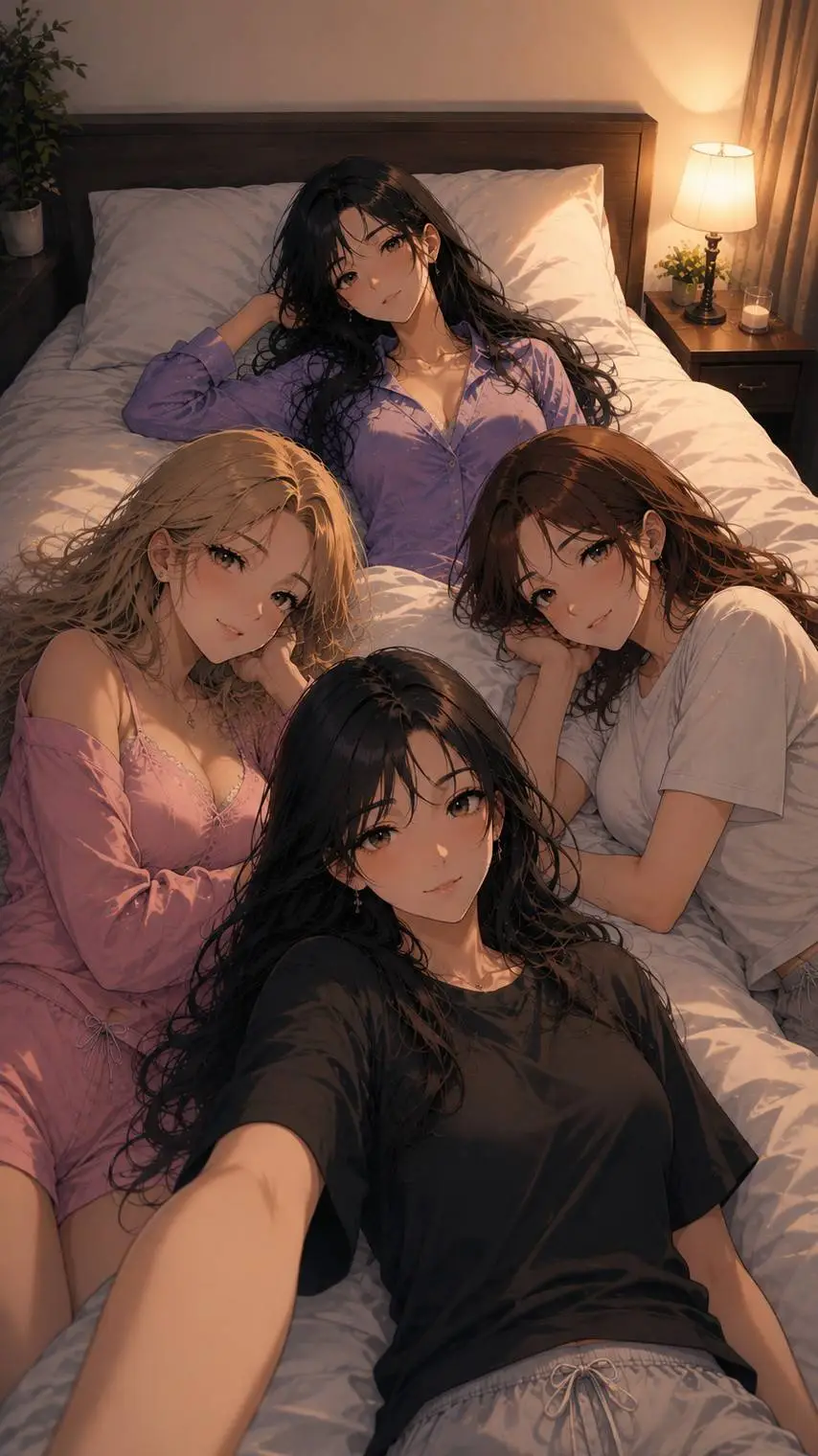 ai character: Sleepover  background