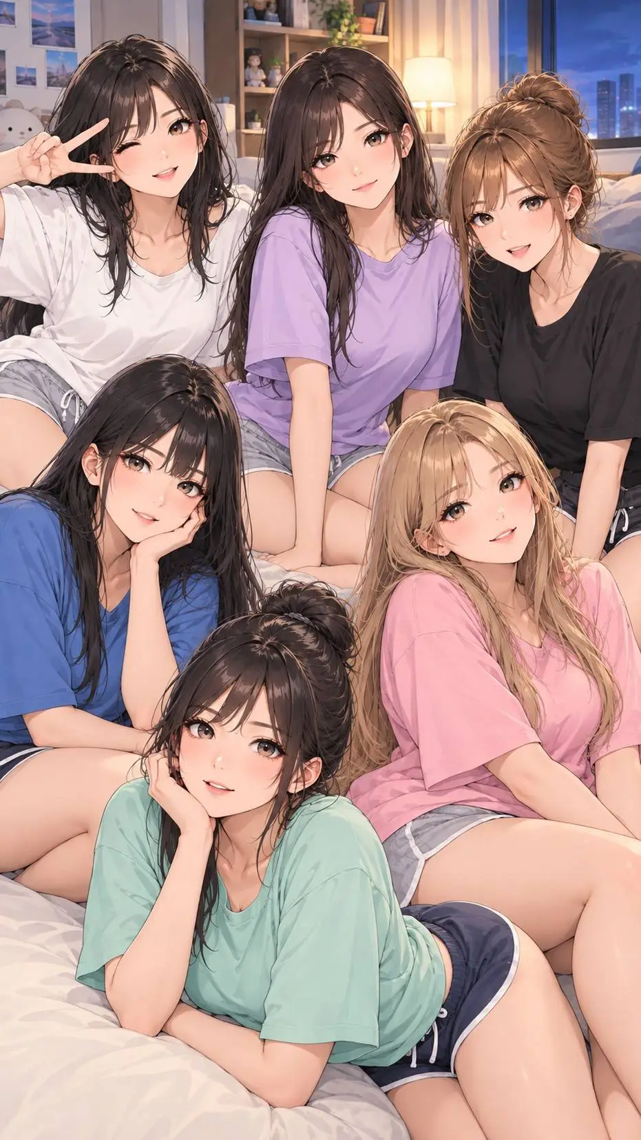ai character: Girl's Dorm  background