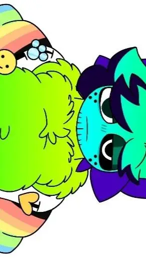 ai character: 🩵💚💜SULFUR💜💚🩵 background