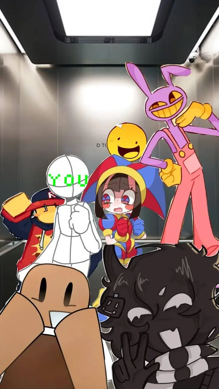 ai character: elevator cast background