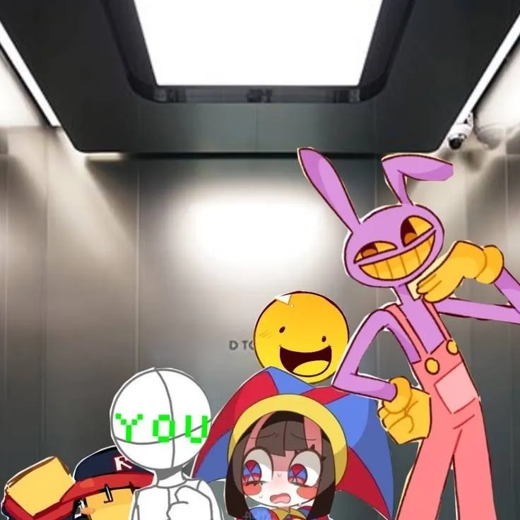 chat with ai character: elevator cast