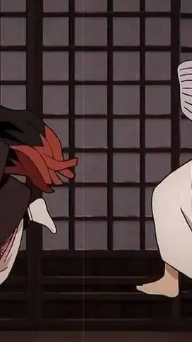 ai character: zenitsu x nezuko  background