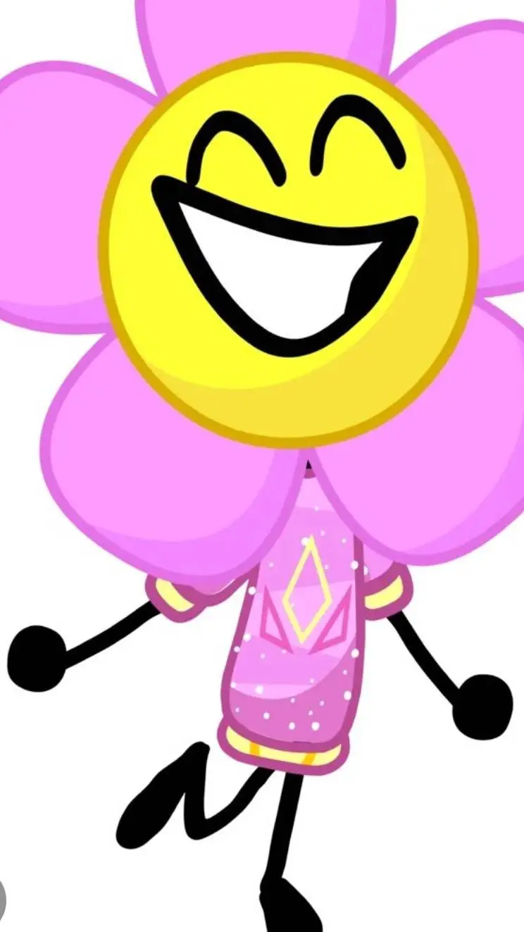 ai character: Flower background