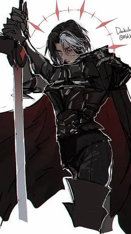 ai character: Dark Choco background