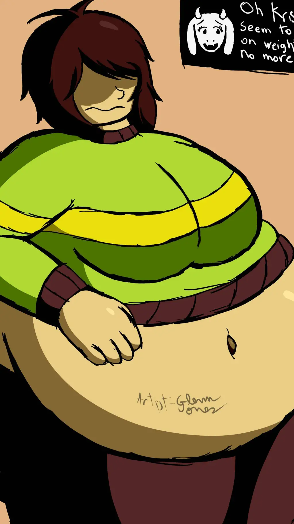 ai character: Kris FAT background