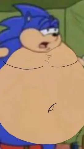 ai character: SONIC FAT background