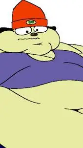 ai character: FAT parappa background
