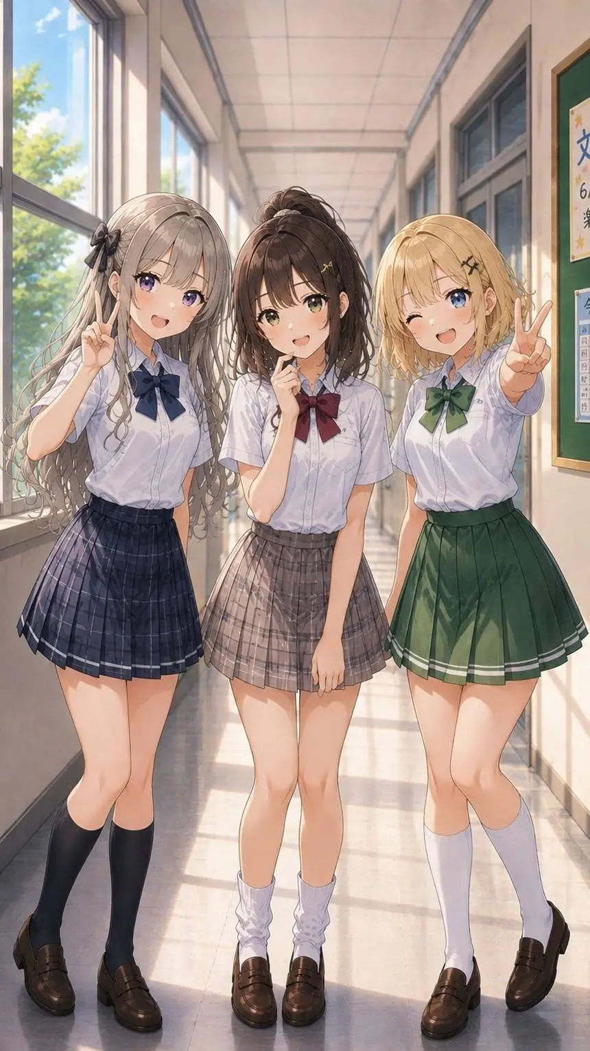 ai character: 3 bullies  background
