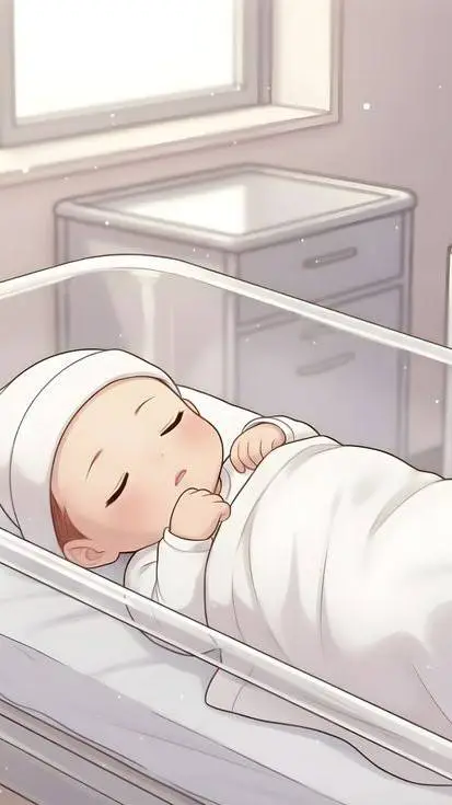 ai character: recién nacida background