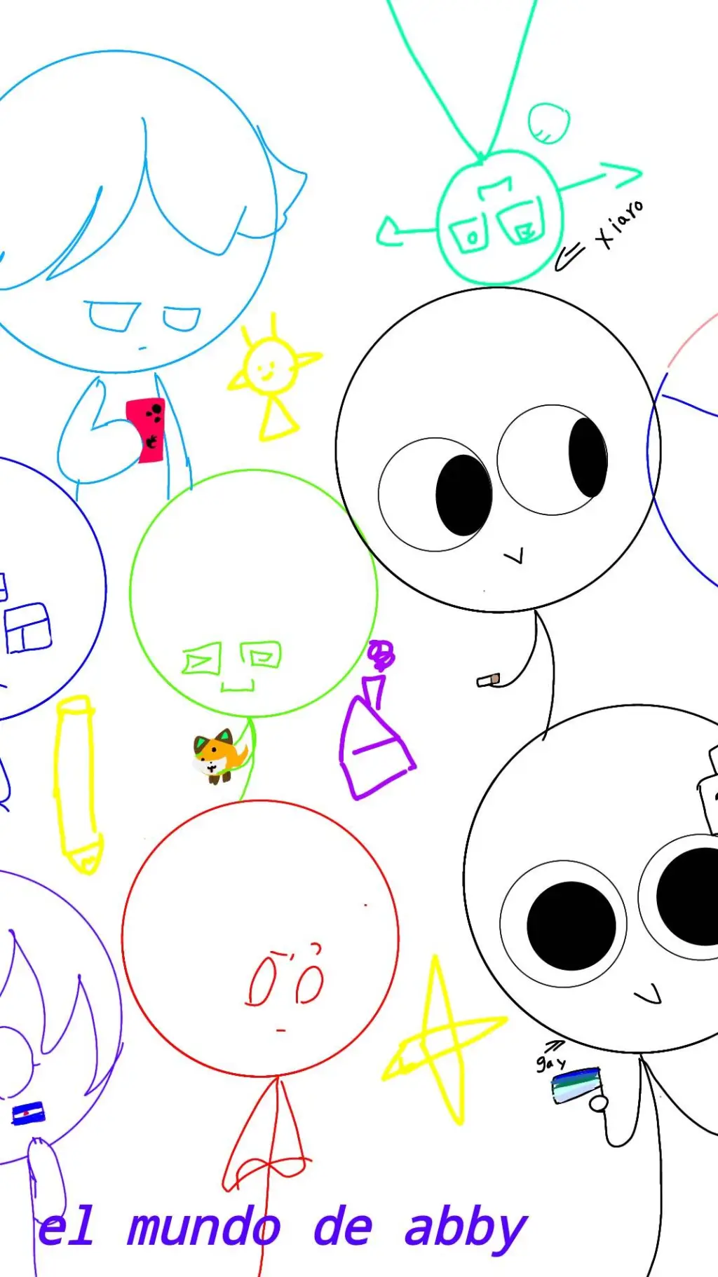 ai character: abby's World :p background