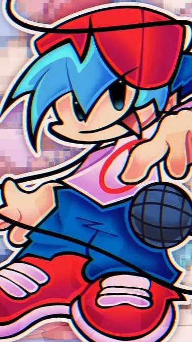 ai character: BoyfriendFNF background