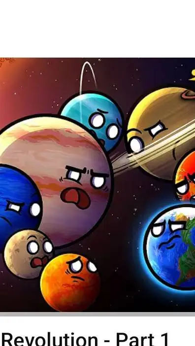 ai character: planets background