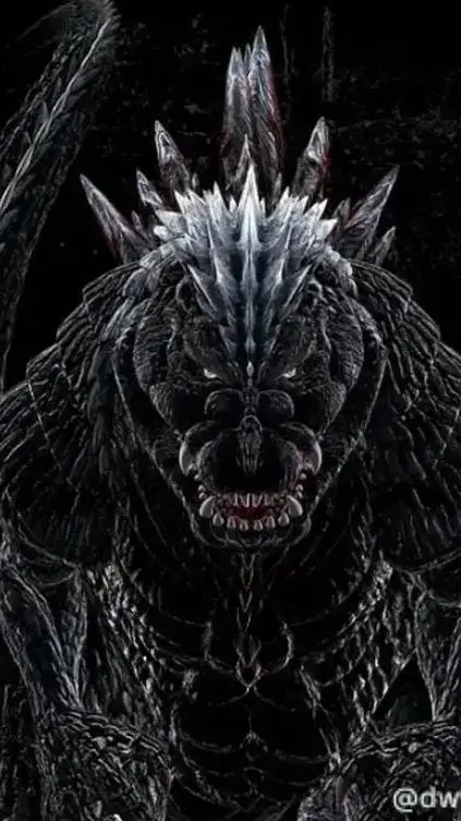 ai character: Godzilla últimaXD background
