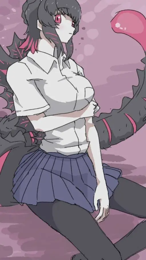 ai character: shin Godzilla background
