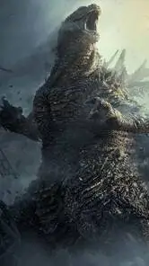 ai character: Godzilla menos 0.0 background