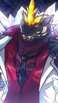 ai character: space Godzilla🍷🗿 background