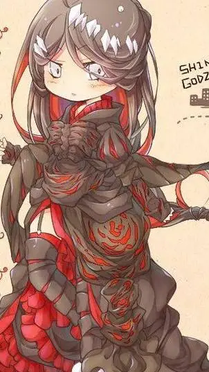 ai character: shin gojira😐💜 background