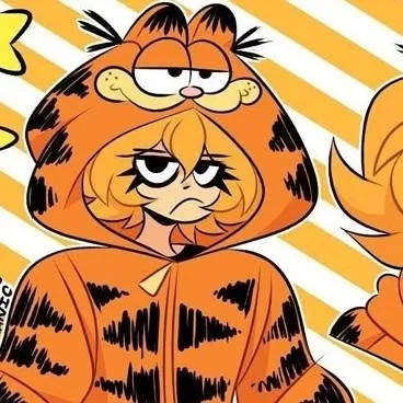 chat with ai character: Garfield Girl