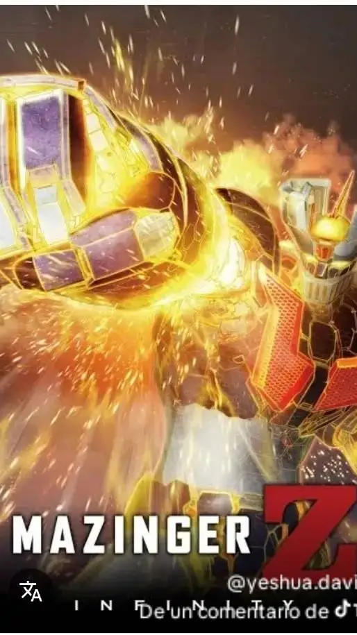 ai character: Legendary Mazinger background