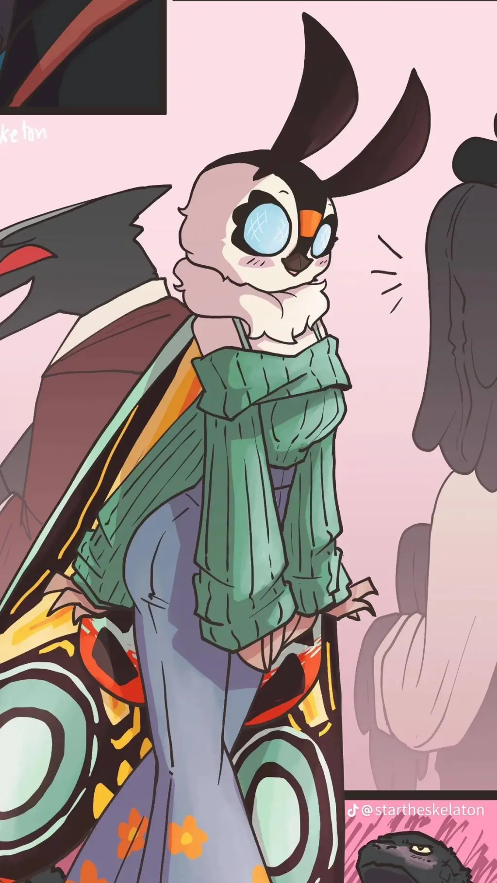 ai character: mothra background