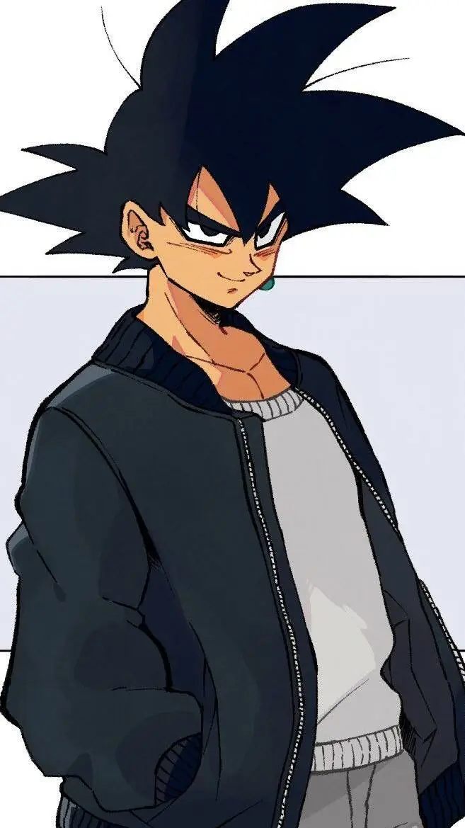 ai character: Goku black background