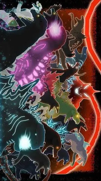 ai character: Godzilla Battle background