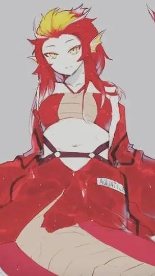 ai character: Godzilla aquatilis background