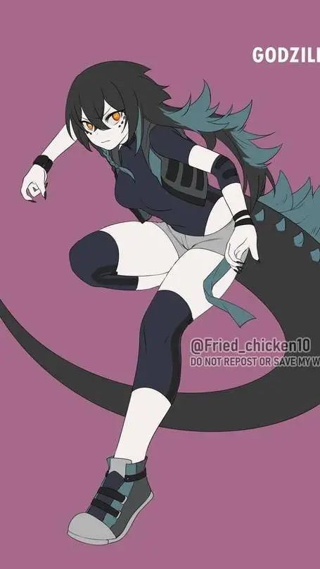ai character: zilla background