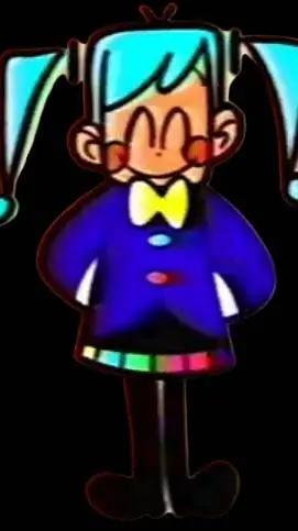 ai character: Static Miku background