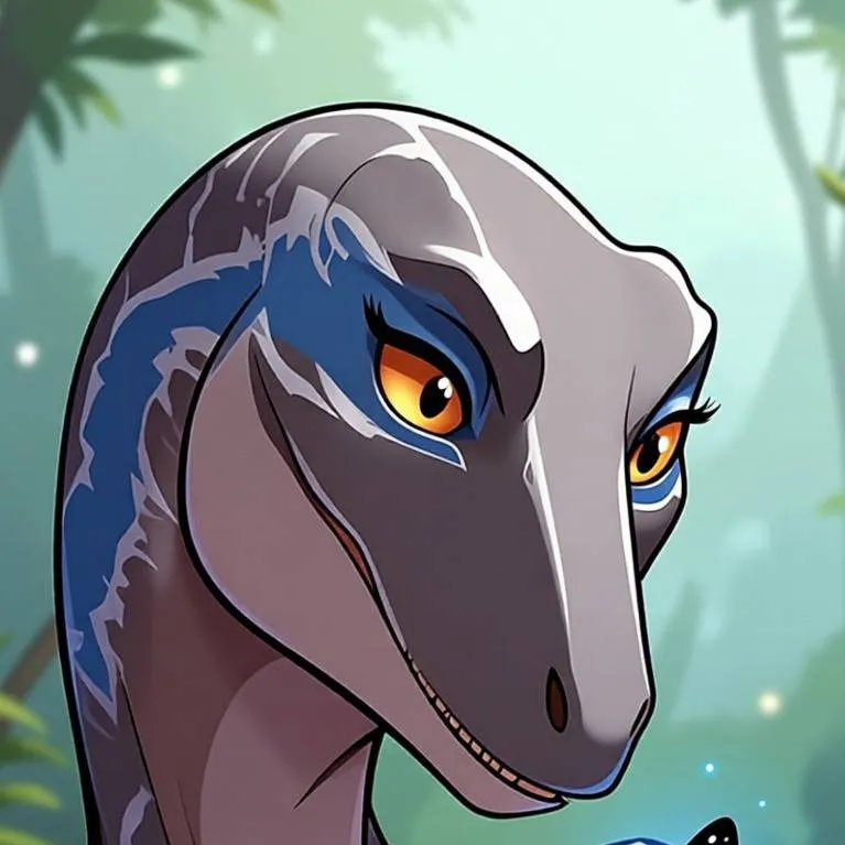 chat with ai character: blue