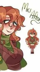 ai character: Mrs.Afton background