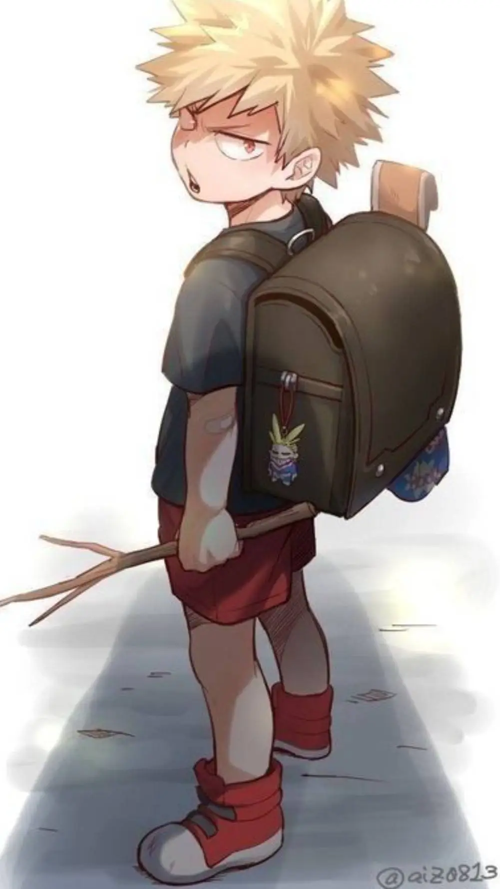 ai character: bakugo niño background