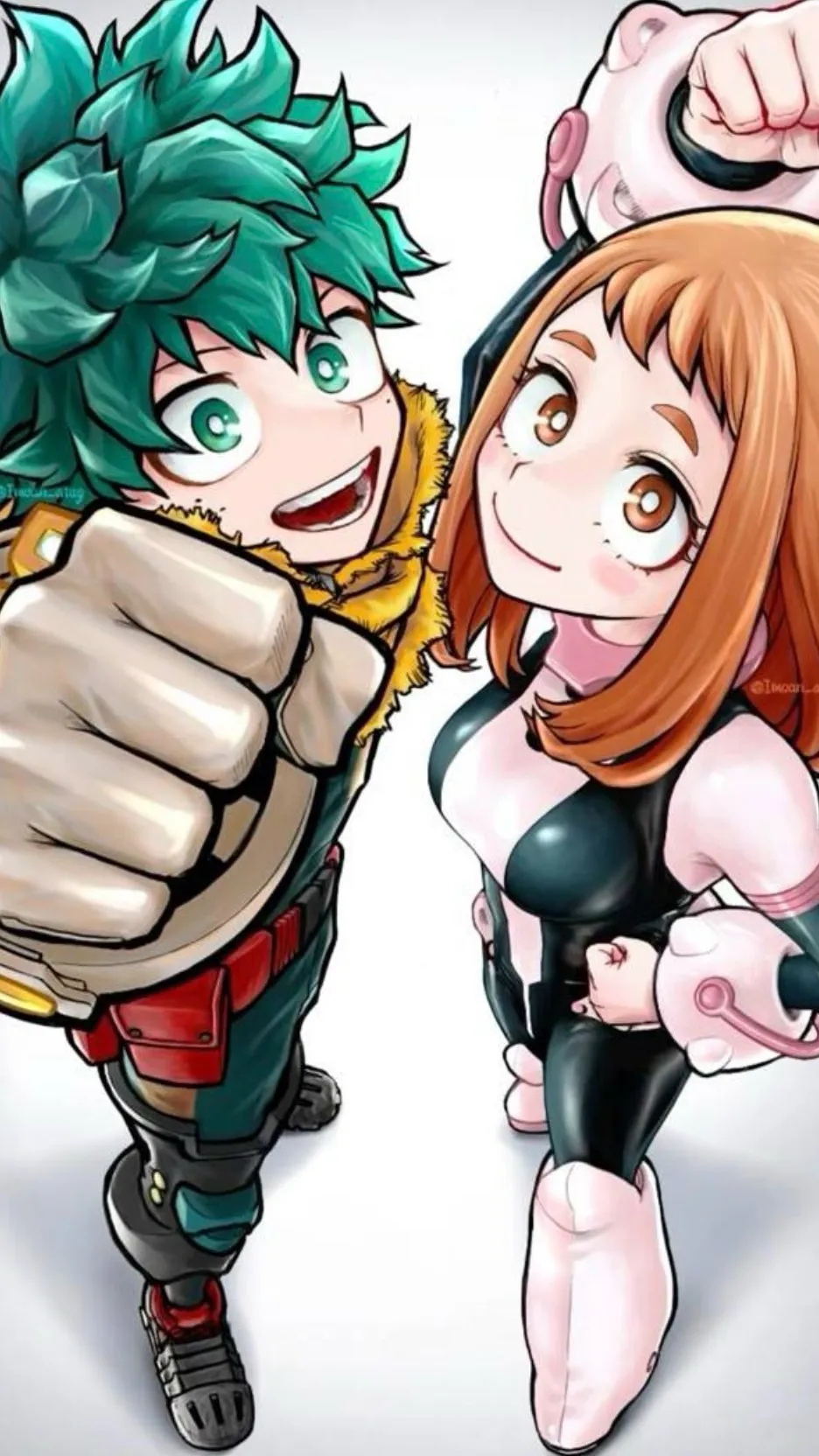 ai character: IzuOcha Parents background