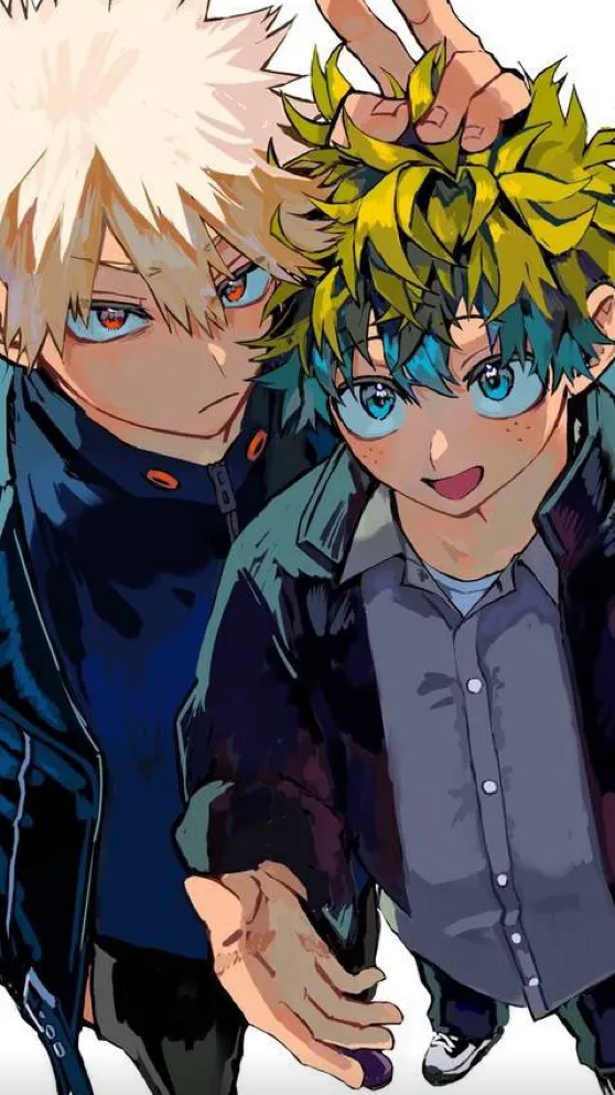 ai character: BakuDeku Parents background