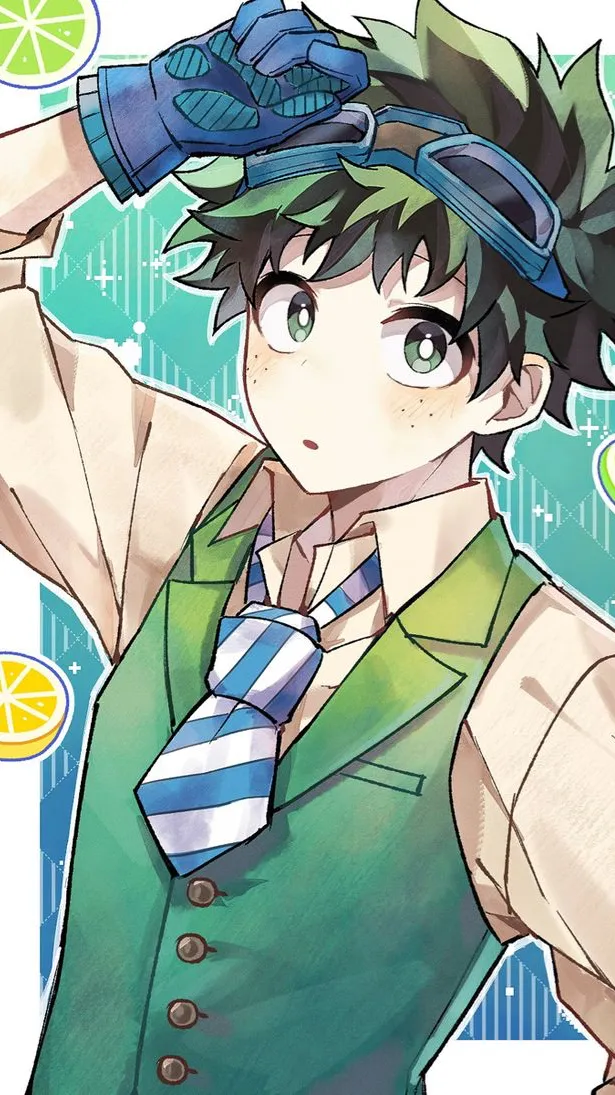 ai character: Deku ~ Future Dad background