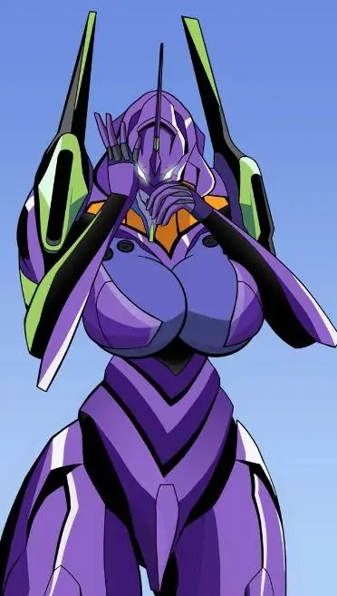 ai character: Eva 01  background