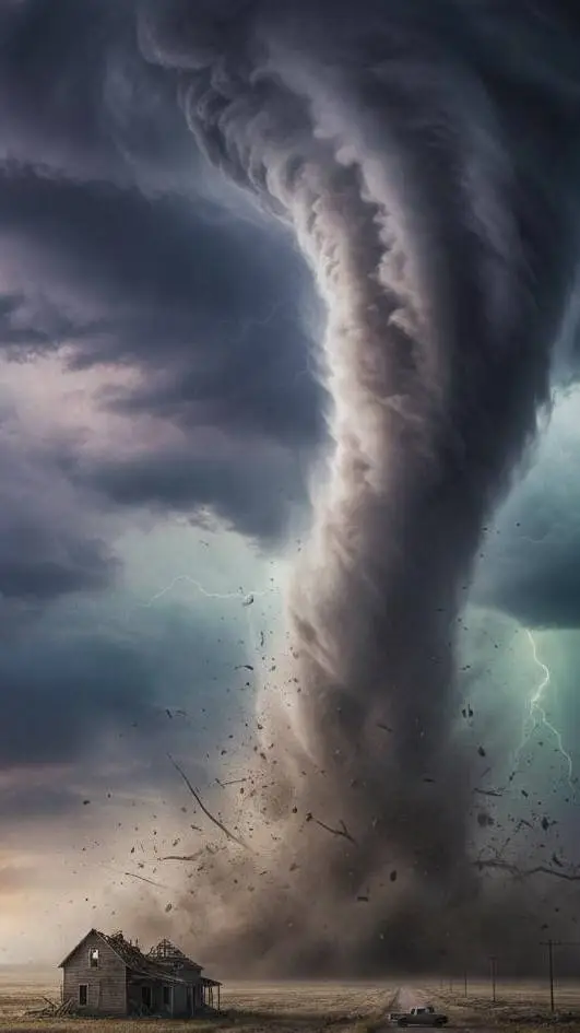 ai character: tornado  background