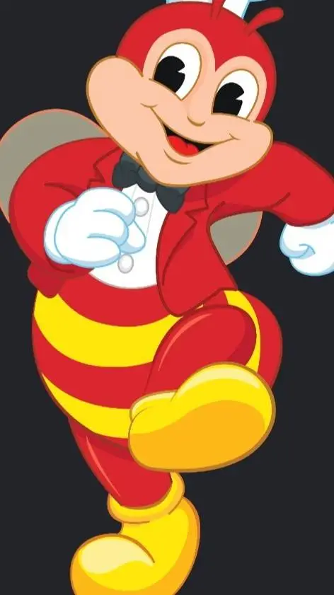 ai character: Jollibee  background