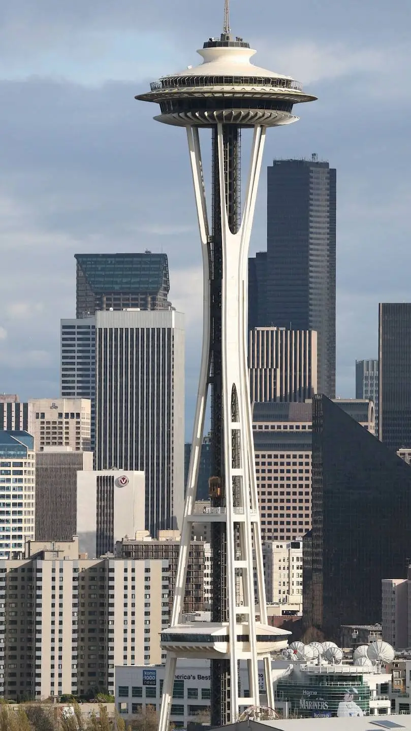 ai character: Space Needle ESP background
