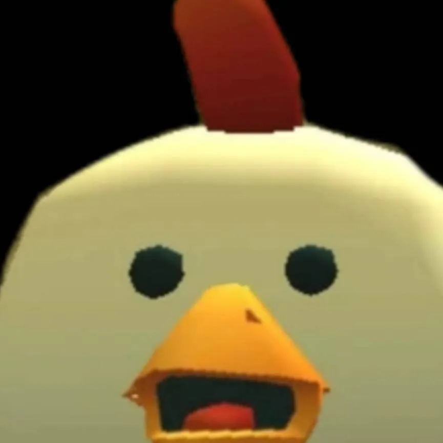 chat with ai character: chicken gun horror