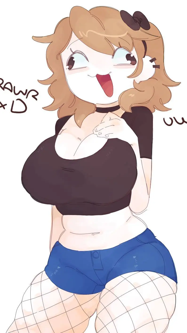 ai character: 🧡🤍 DERPINA 🤍🧡 background