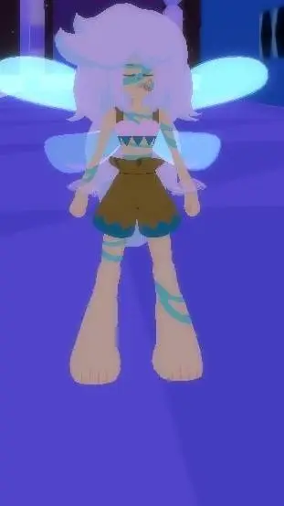 ai character: Serious Turquoise background