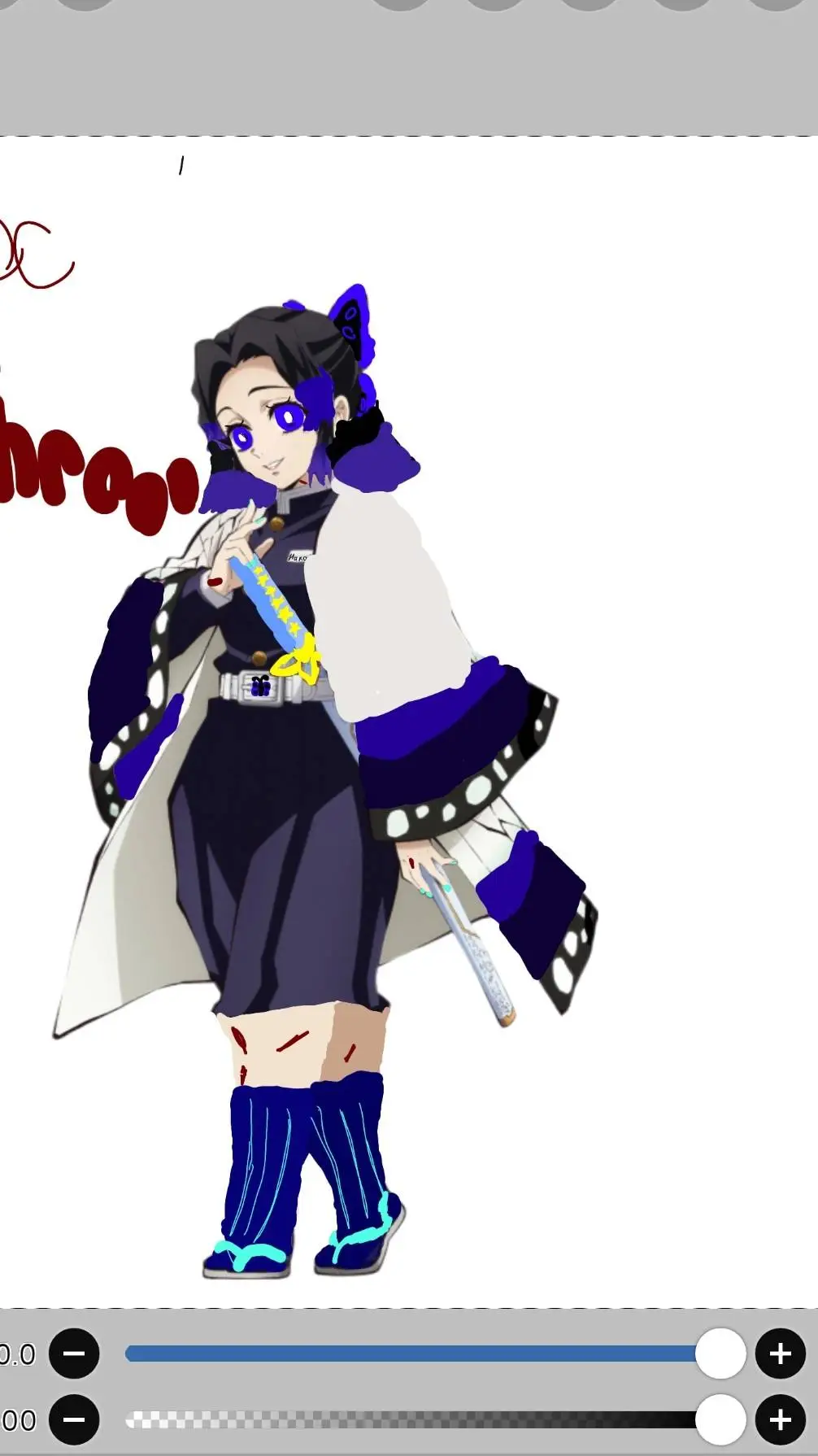 ai character: KNY X you background