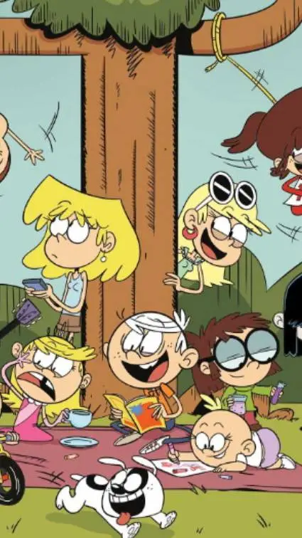 ai character: 🏡Loud house 🏡 background