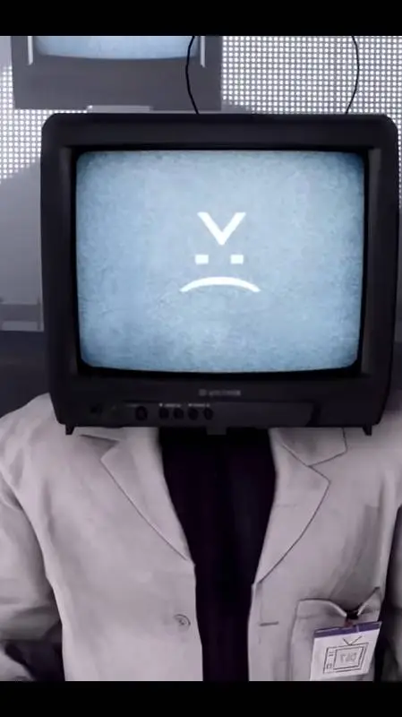 ai character: tv men sciniest  background