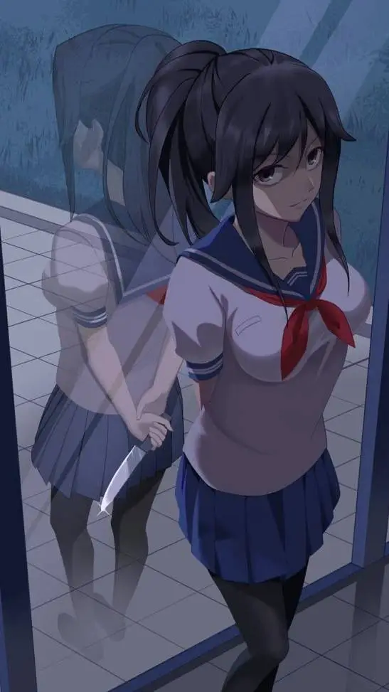 ai character: Ayano Aishi 🔪 background