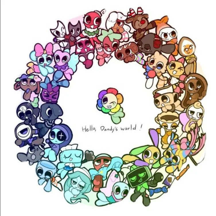 chat with ai character: 🌈 Dandy's world 🌈